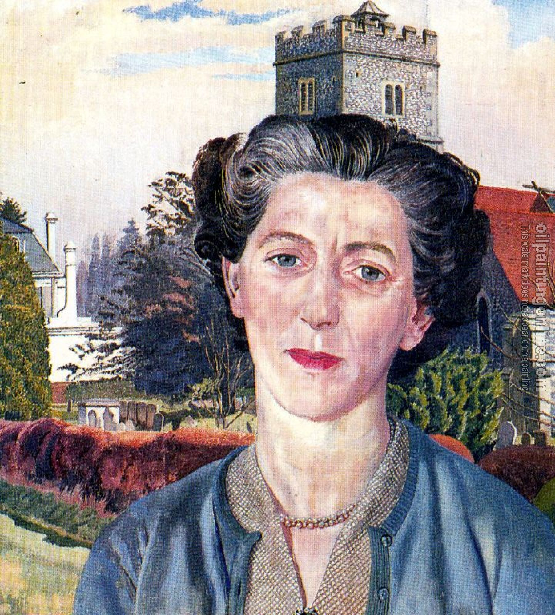 Stanley Spencer - Portrait Of Rachel Westropp